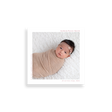 Simple Square birth announcement