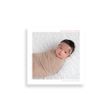 Simple Square birth announcement