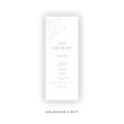 Spring Pink wedding program