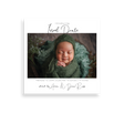 Square Introducing birth announcement