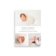 Three Photo birth announcement