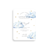 Twinkle Twinkle birth announcement rounded corners