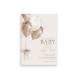 Vintage Balloon baby shower invitation