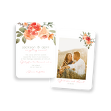 Watercolor invitation rounded