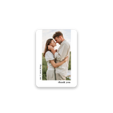 Where It All Began Wedding Thank You Card rounded