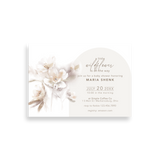Wildflower baby shower invitation