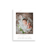 With Joy birth announcement