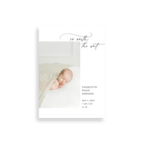 Worth The Wait birth announcement