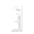 You Are Invited Half Circle wedding program