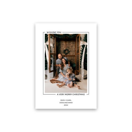 A Very Merry Christmas Card front