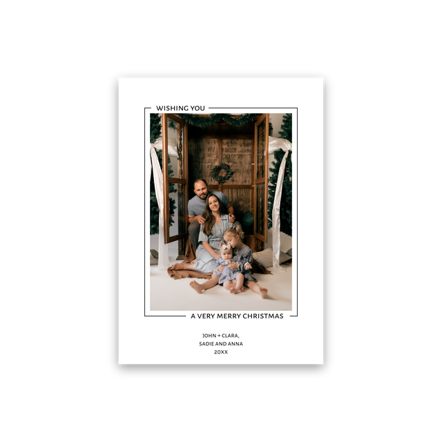 A Very Merry Christmas Card front