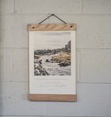 Abundant Redemption 11x17 print styled hanging on a wall