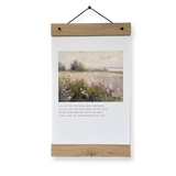 All My Life You Have Been Faithful 11x17 print with wooden magnetic hanger