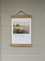 All My Life You Have Been Faithful 11x17 cardstock print hung on wall