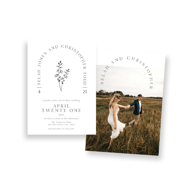 angele arched invitation