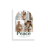 Arch Collage Peace Christmas Card