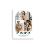 Arch Collage Peace Christmas Card