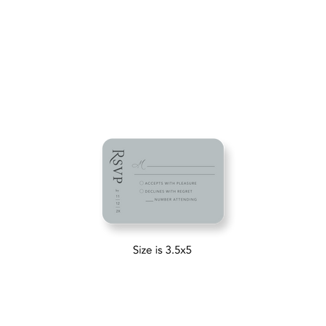 Arched Sage RSVP rounded