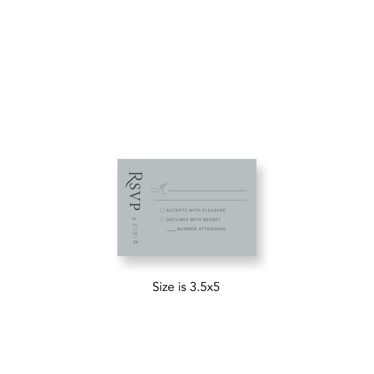 Arched Sage RSVP