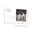 basic minimalist invitation