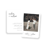 basic minimalist invitation rounded
