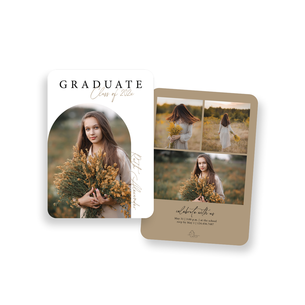 Beige Arched Grad
