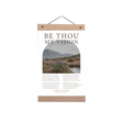 Be Thou My Vision 11x17 hymn print, arched mountain landscape