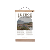 Be Thou My Vision 11x17 hymn print, arched mountain landscape