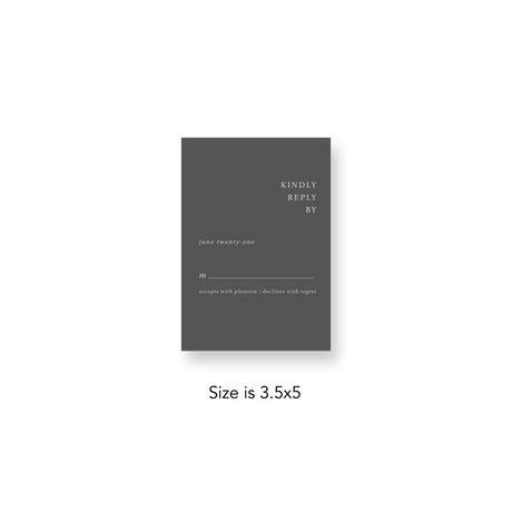 Classic Grey RSVP