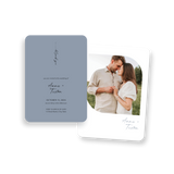 dusty blue invitation rounded