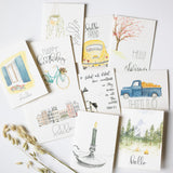 Pack of Watercolor Cards