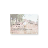 faded photo wedding invitation