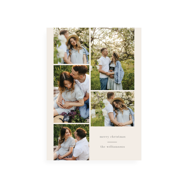 Film Strip Christmas Card - front