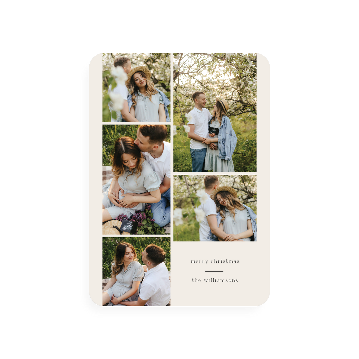 Film Strip Christmas Card - rounded corners