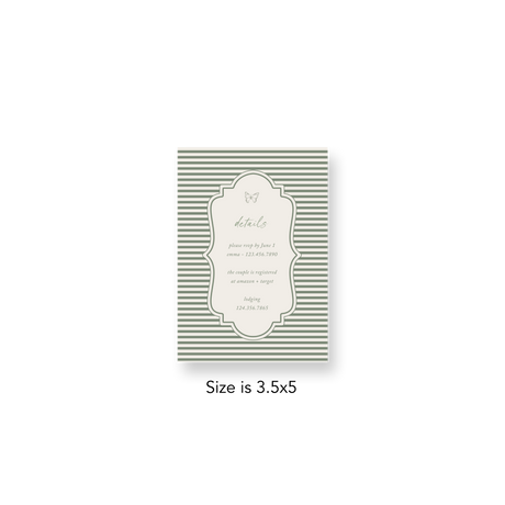 French Garden RSVP