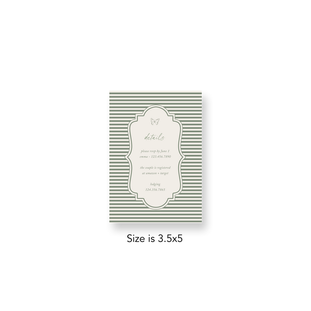 French Garden RSVP