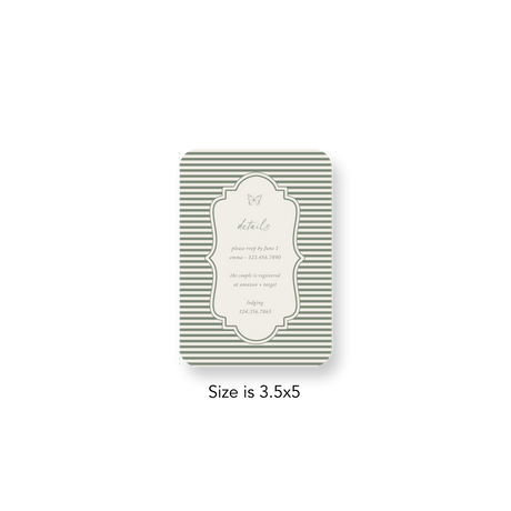 French Garden RSVP rounded