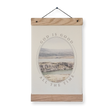 God Is Good All The Time 11x17 print, coastal oval landscape