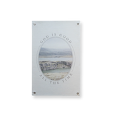God Is Good 11x17 canvas print with grommets