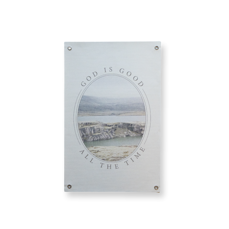 God Is Good 11x17 canvas print with grommets