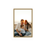Gold Frame Holiday Card - rounded corners