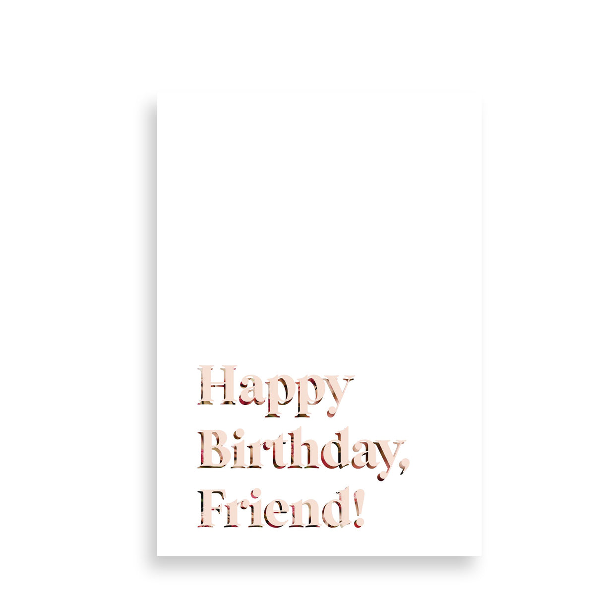 Friend's Birthday Card