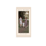 Light Plaid Christmas Card front