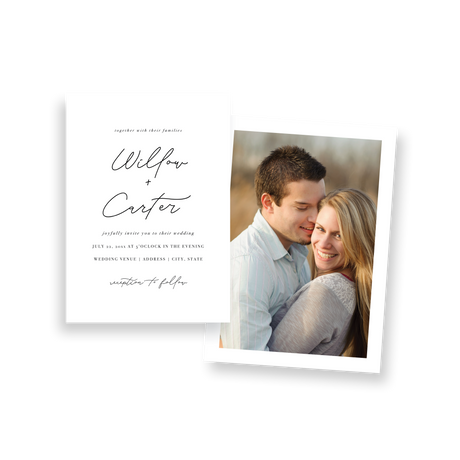 minimal elegant invitation