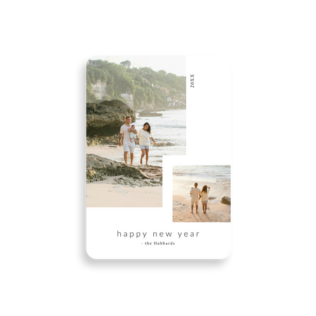modern clean happy new year
