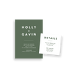 modern sage invitation