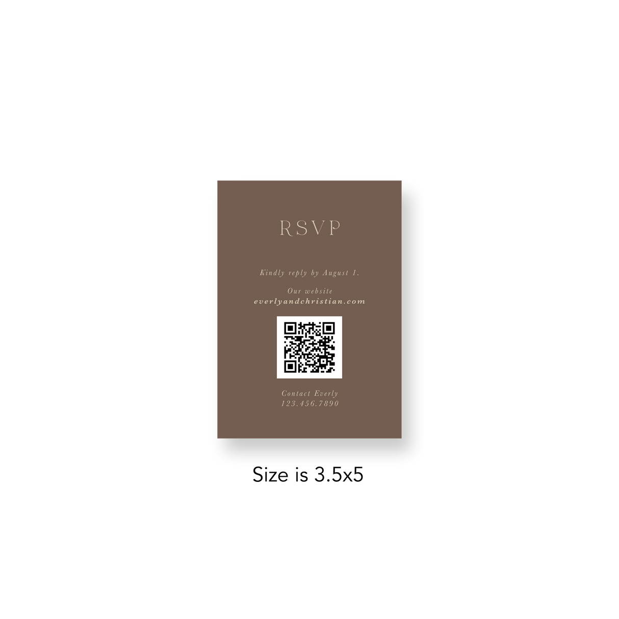 Neutral Floral RSVP