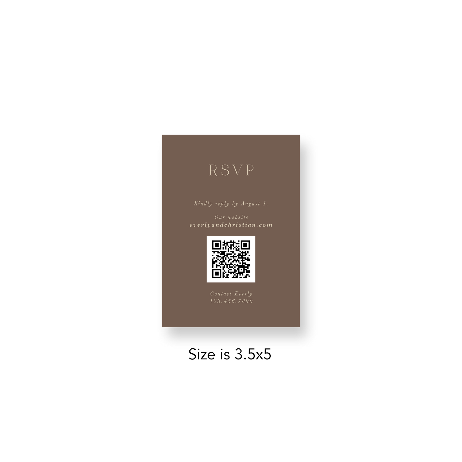 Neutral Floral RSVP