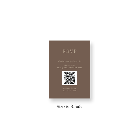 Neutral Floral RSVP