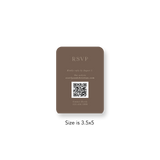 Neutral Floral RSVP rounded